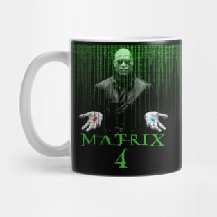 Resurrections Matrix 4 Mens Neo Shirt Neo, Morpheus and Trinity Keanu Reeves Mug